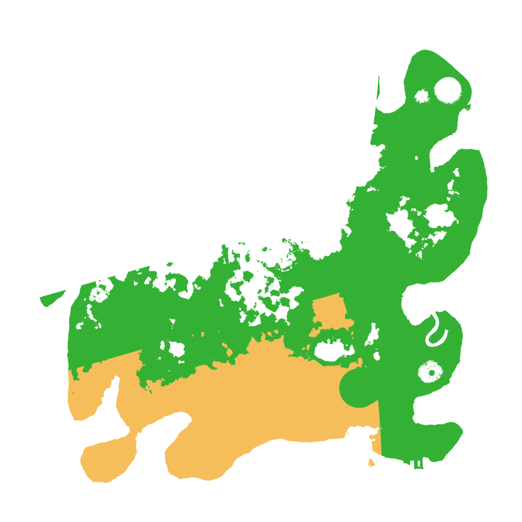 Biome Rust Map: Procedural Map, Size: 3500, Seed: 2095929752