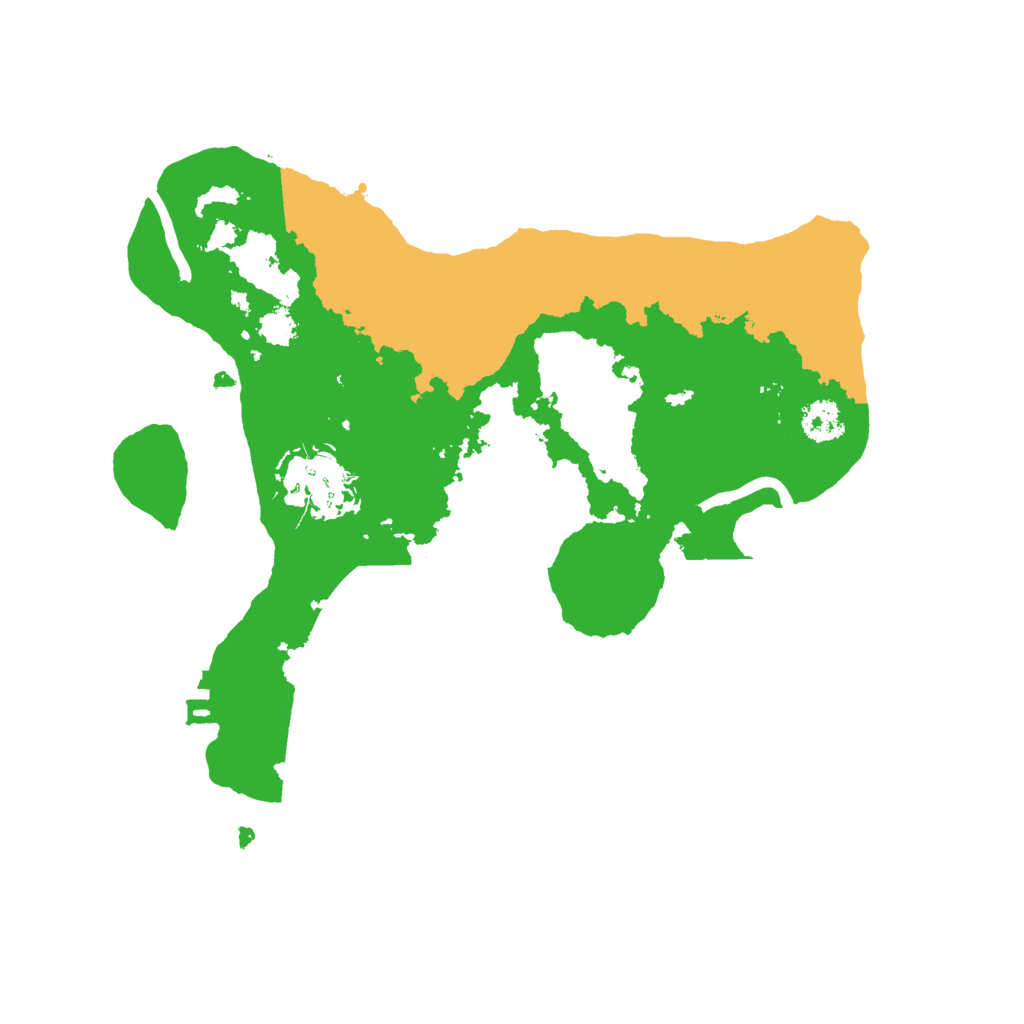 Biome Rust Map: Procedural Map, Size: 2500, Seed: 4912708