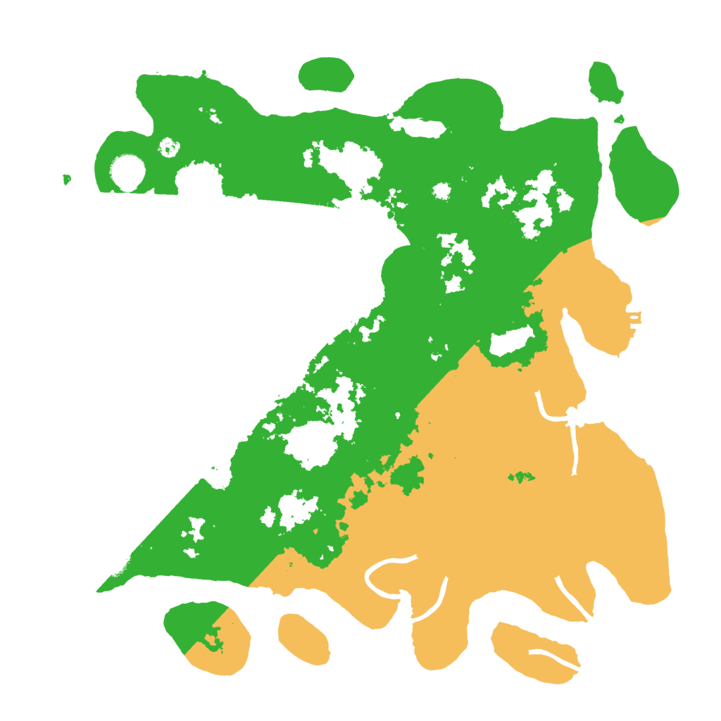 Biome Rust Map: Procedural Map, Size: 3700, Seed: 961790