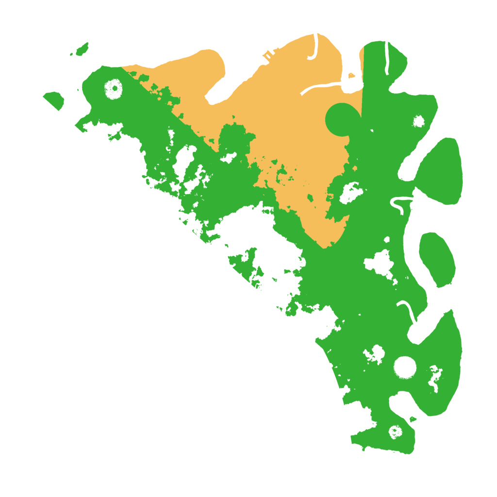 Biome Rust Map: Procedural Map, Size: 3900, Seed: 51000