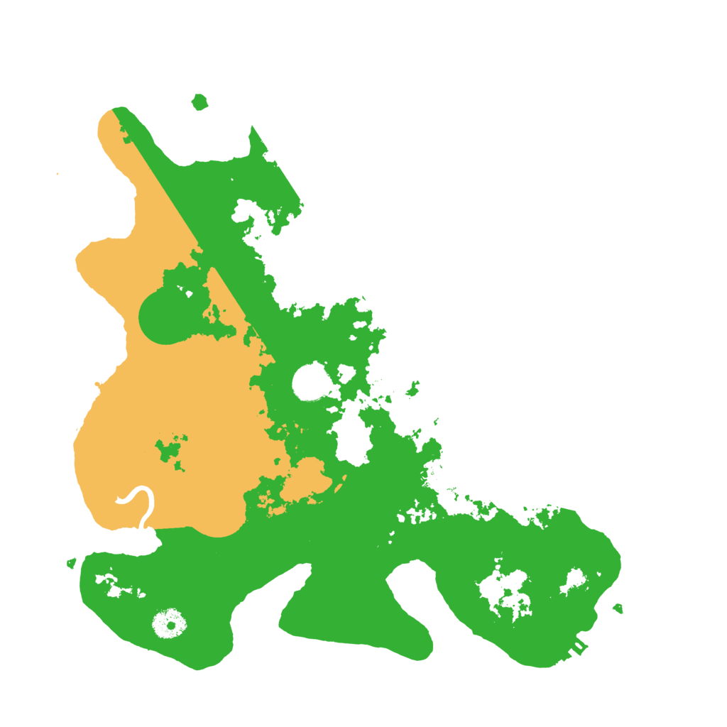 Biome Rust Map: Procedural Map, Size: 3500, Seed: 83302328