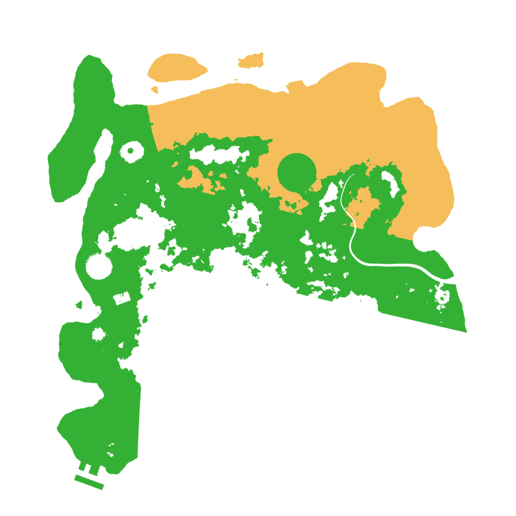 Biome Rust Map: Procedural Map, Size: 3500, Seed: 62523583