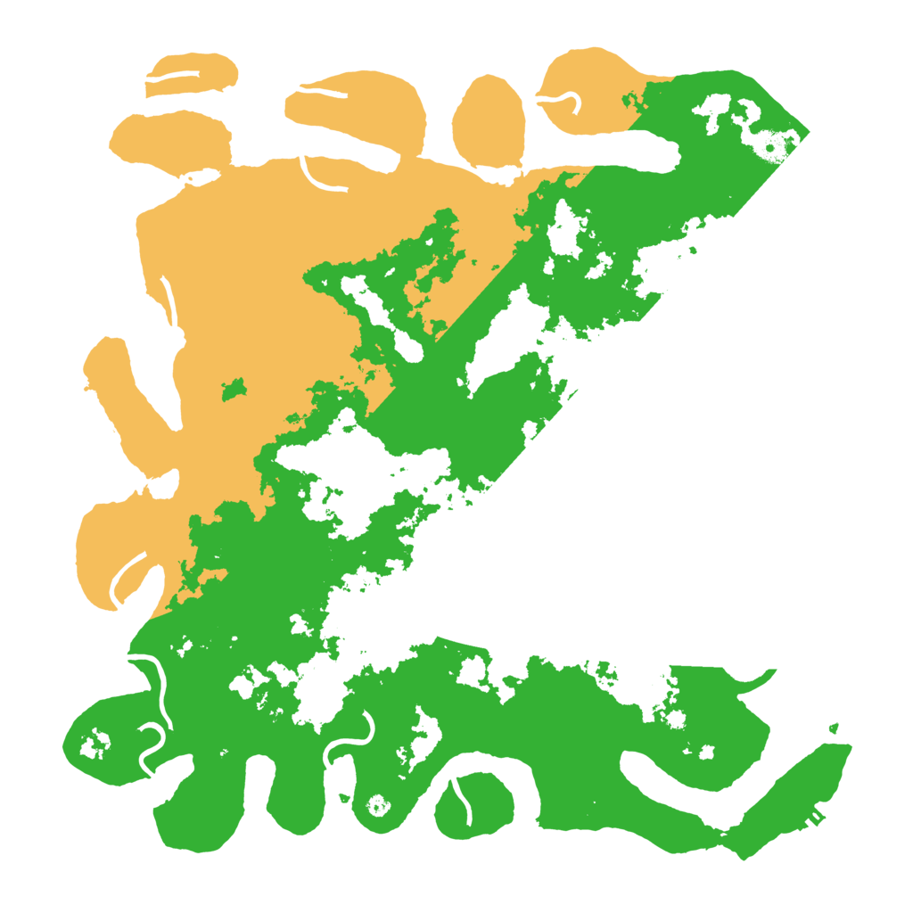 Biome Rust Map: Procedural Map, Size: 4300, Seed: 121297