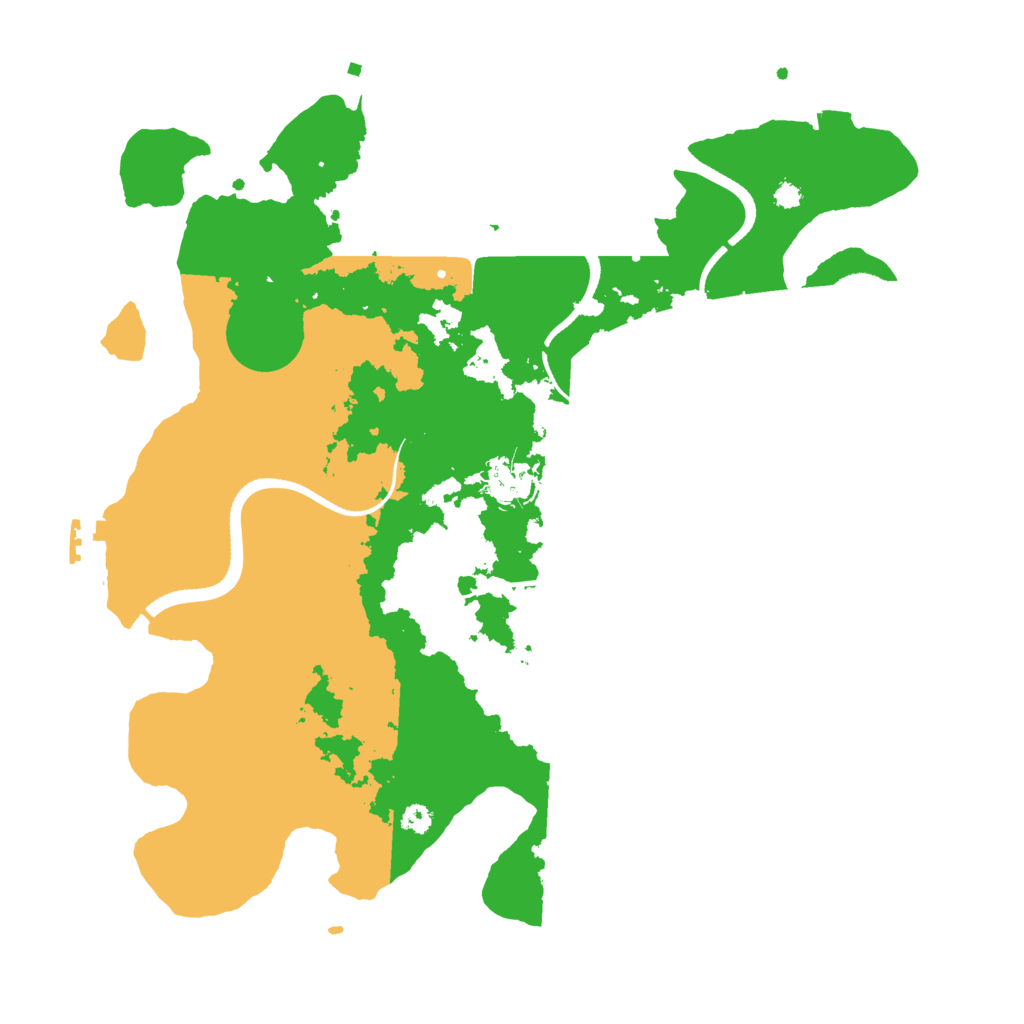 Biome Rust Map: Procedural Map, Size: 3500, Seed: 750768