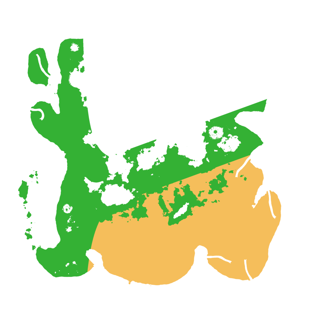 Biome Rust Map: Procedural Map, Size: 3500, Seed: 1818330253