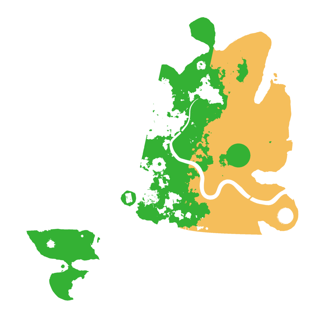 Biome Rust Map: Procedural Map, Size: 3500, Seed: 583798291