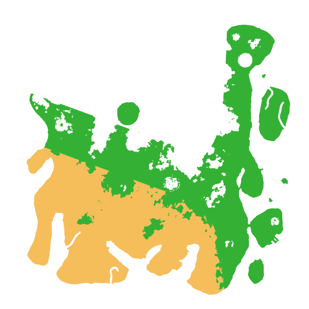 Biome Rust Map: Procedural Map, Size: 3800, Seed: 233