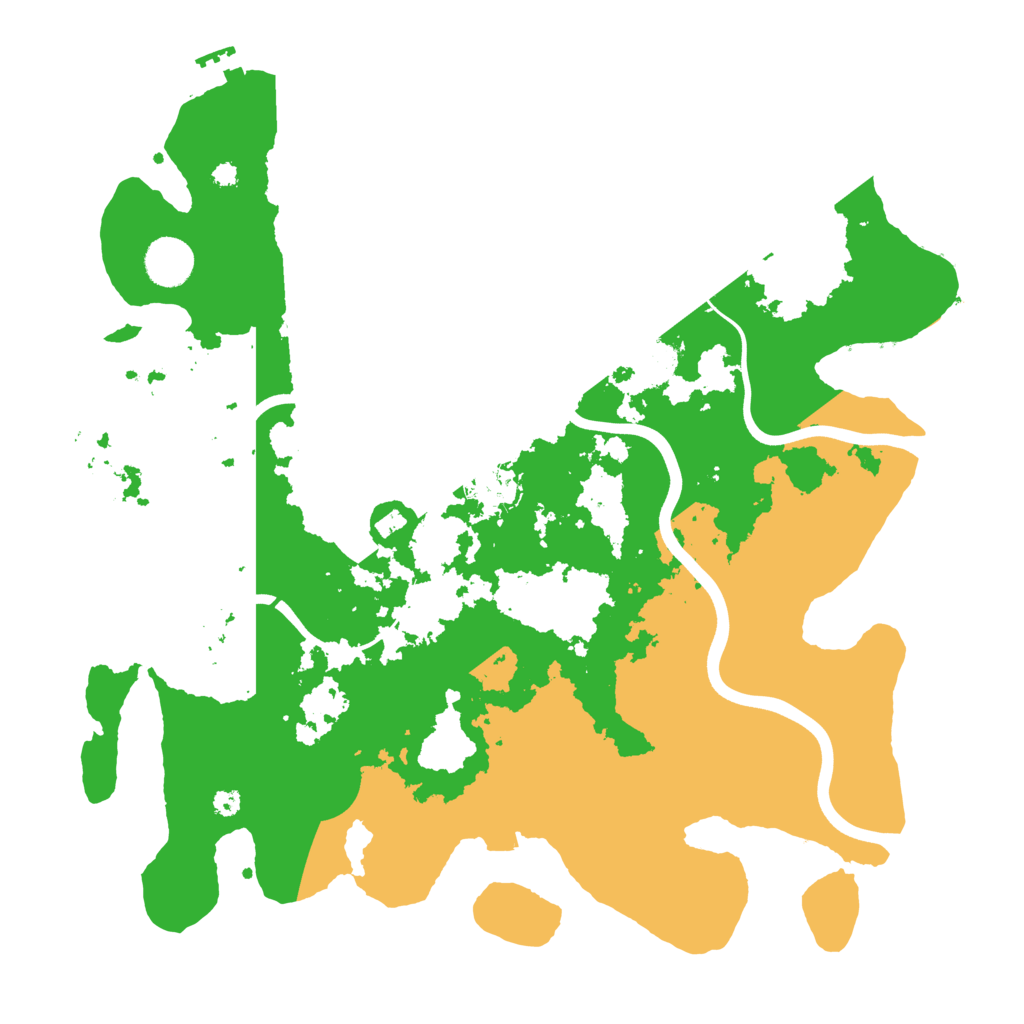 Biome Rust Map: Procedural Map, Size: 3800, Seed: 259045773