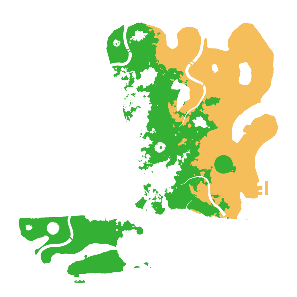 Biome Rust Map: Procedural Map, Size: 4250, Seed: 106011827