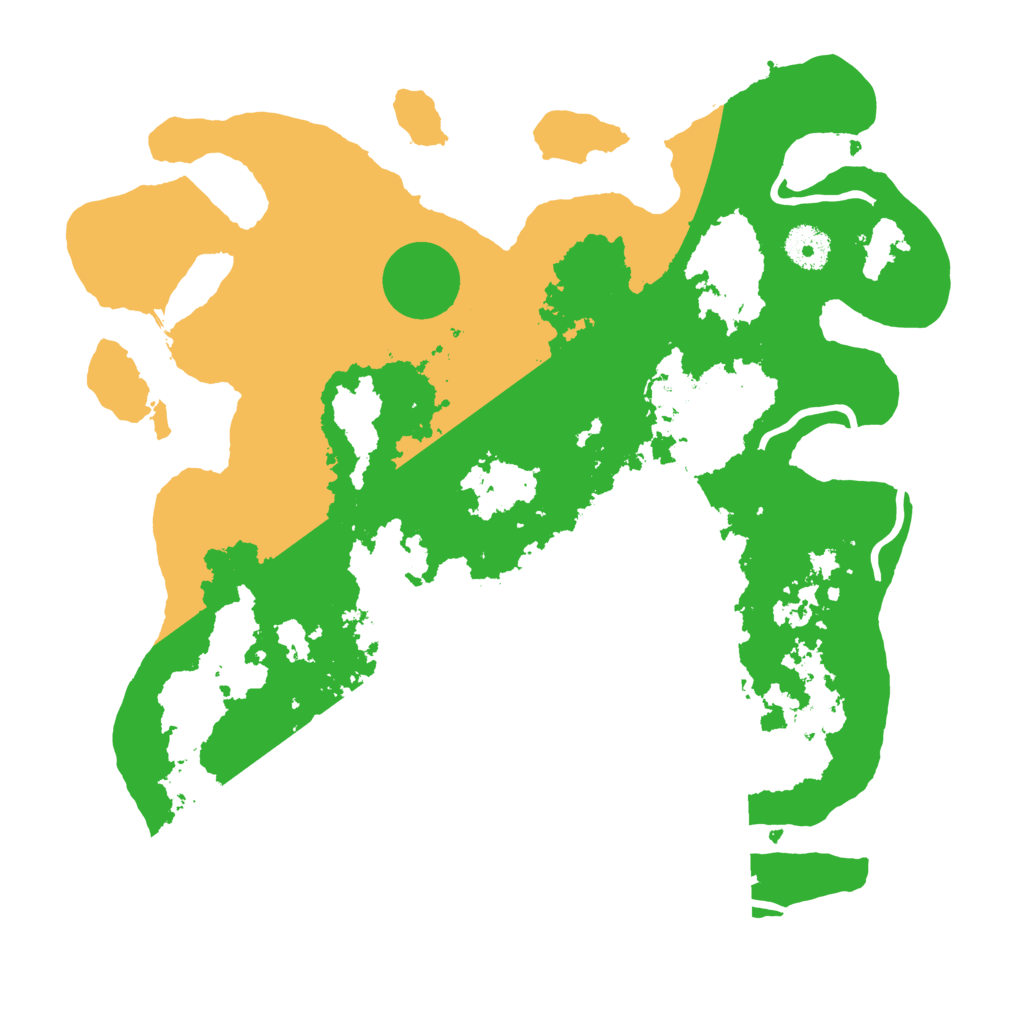 Biome Rust Map: Procedural Map, Size: 3500, Seed: 36259343