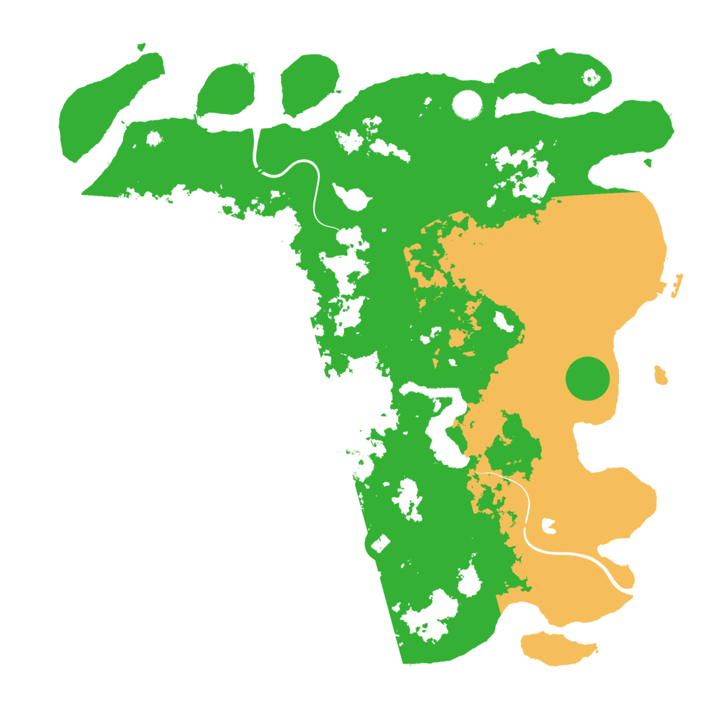 Biome Rust Map: Procedural Map, Size: 4300, Seed: 80204135