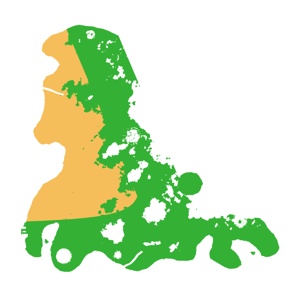 Biome Rust Map: Procedural Map, Size: 3500, Seed: 200180630
