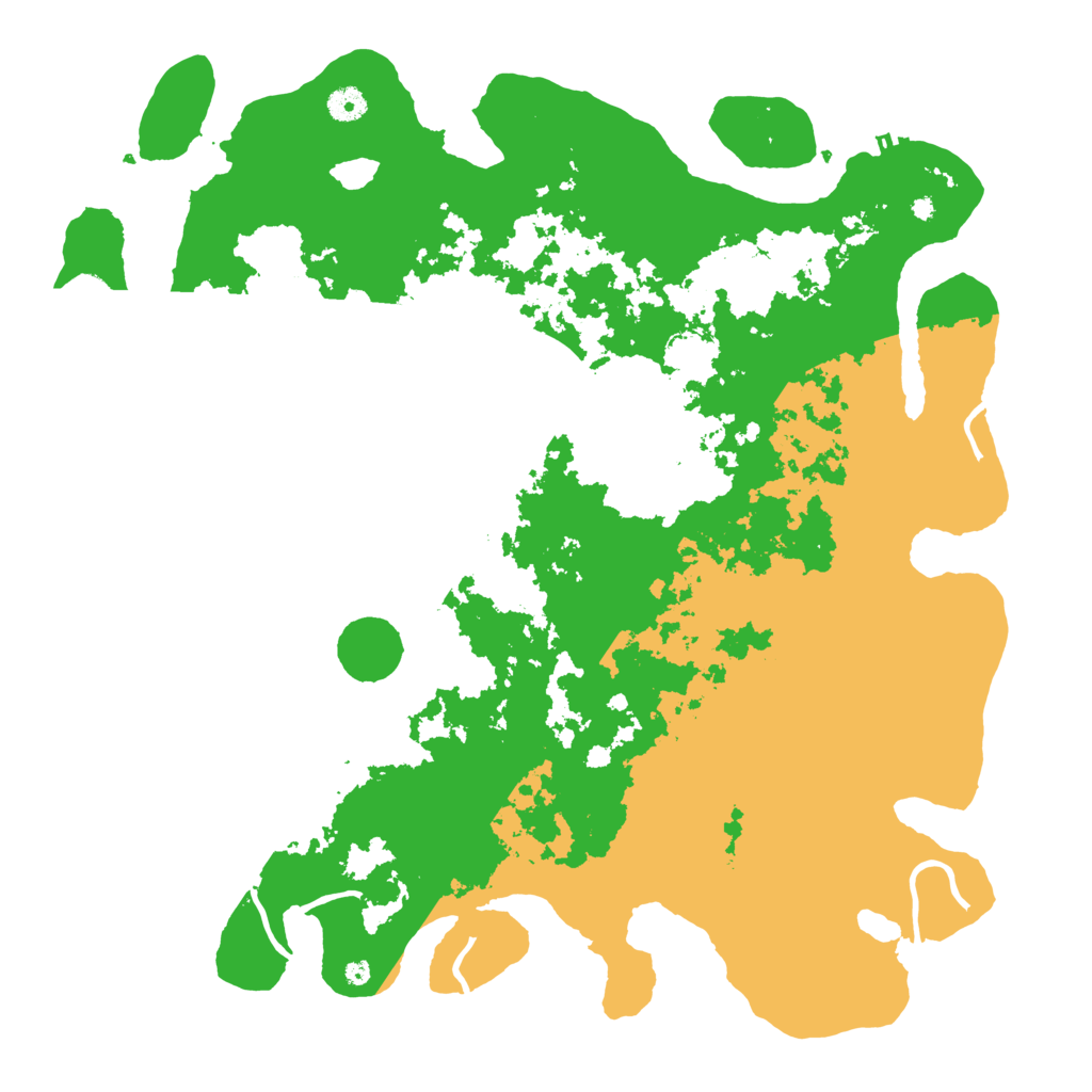 Biome Rust Map: Procedural Map, Size: 4500, Seed: 1960