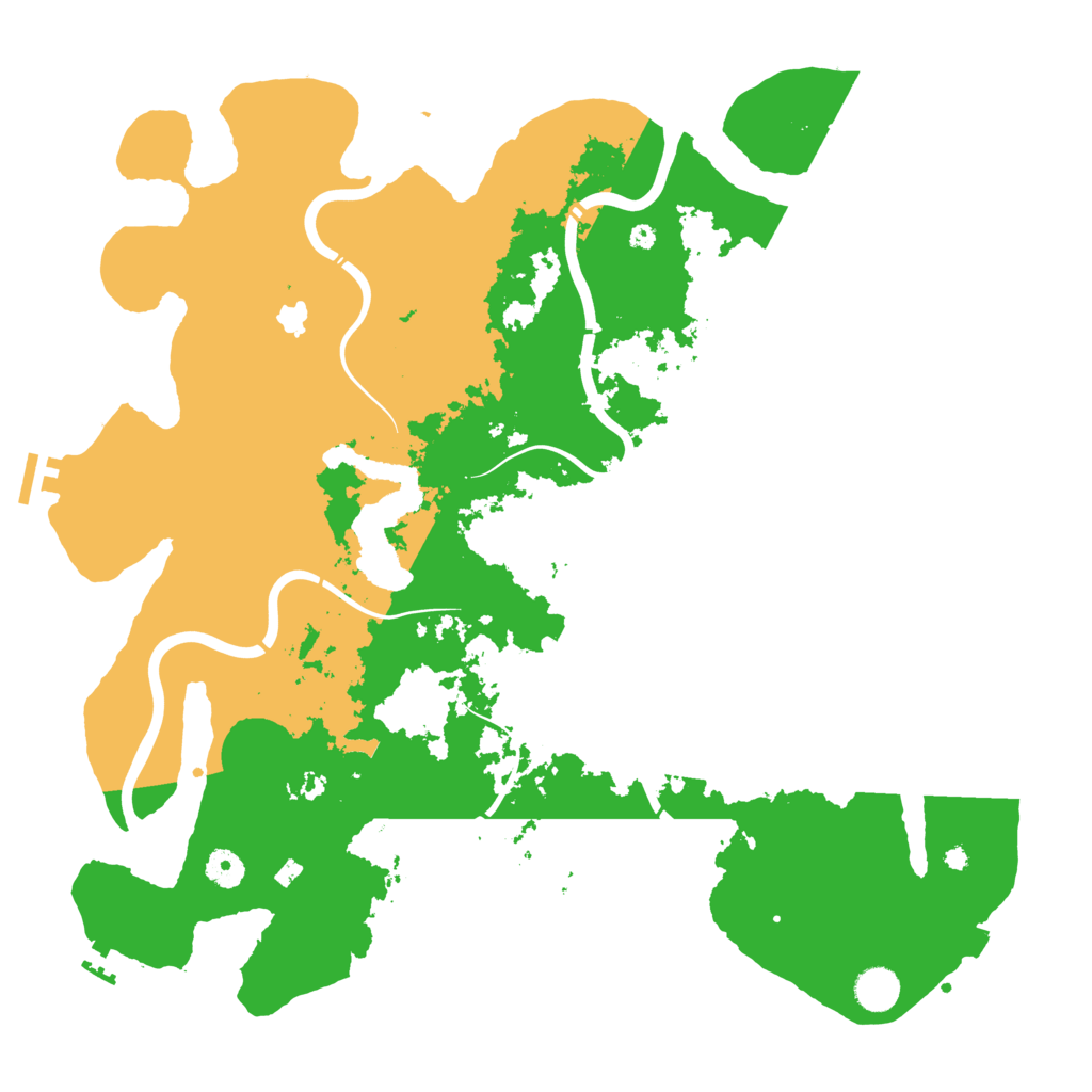 Biome Rust Map: Procedural Map, Size: 4300, Seed: 1035931813