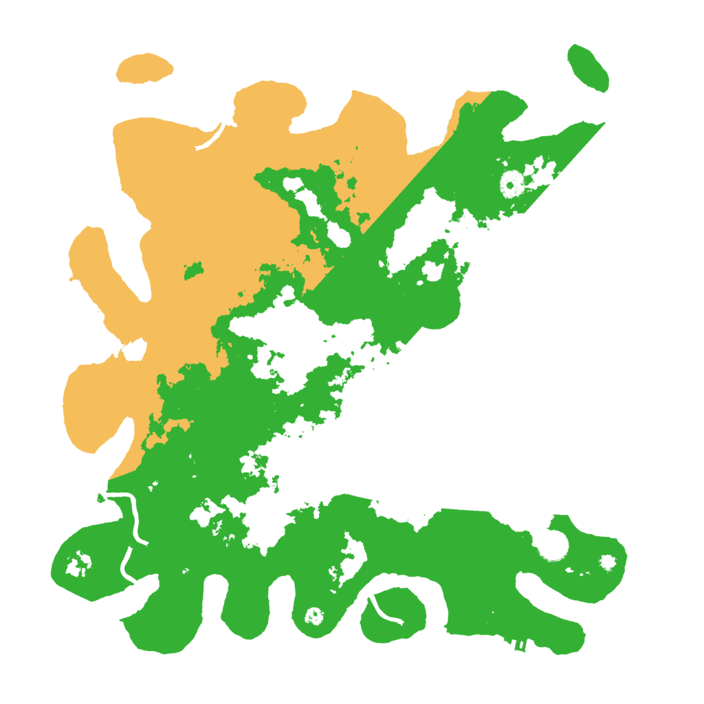 Biome Rust Map: Procedural Map, Size: 4000, Seed: 121297