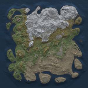 Thumbnail Rust Map: Procedural Map, Size: 4250, Seed: 304320870, 18 Monuments