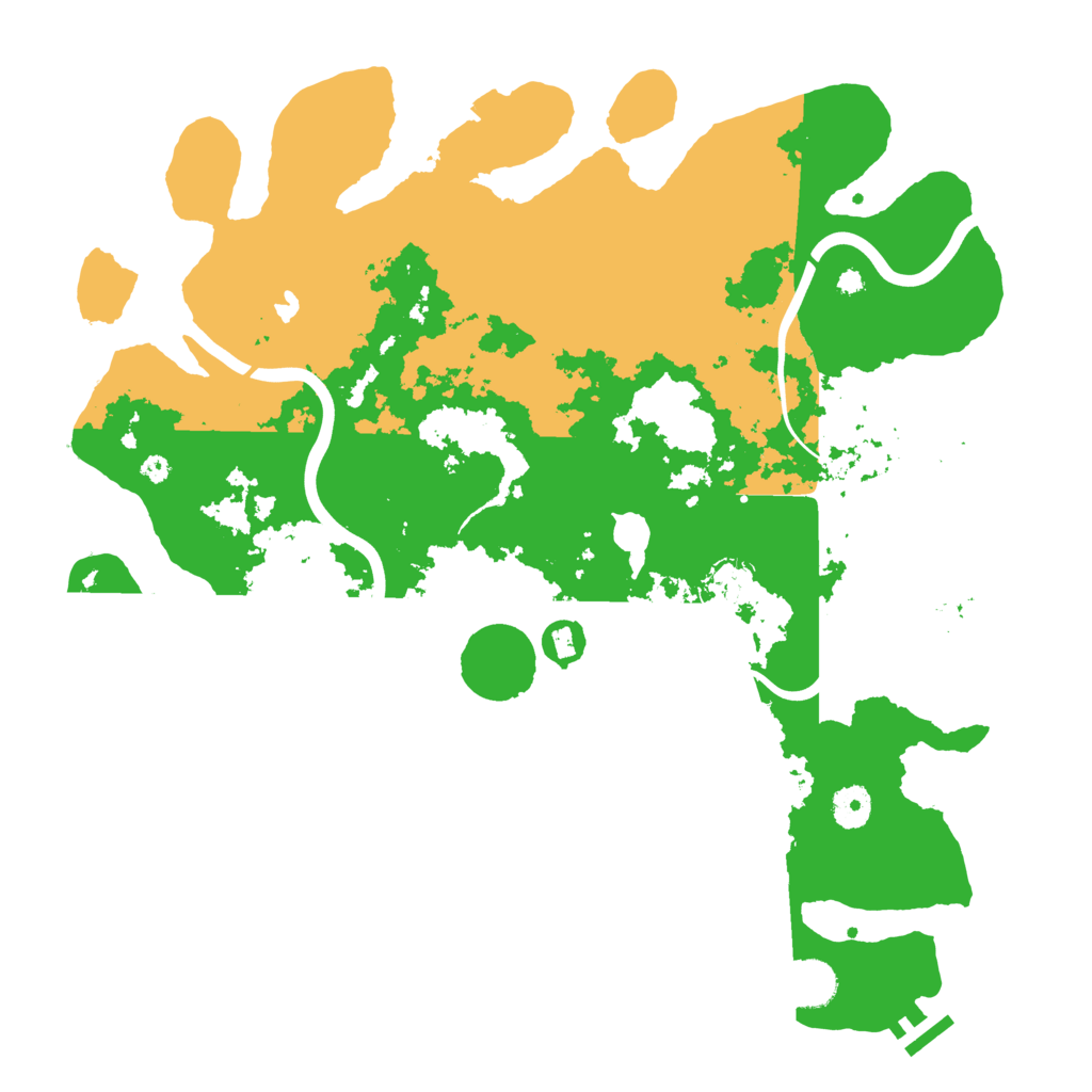 Biome Rust Map: Procedural Map, Size: 4000, Seed: 296220313