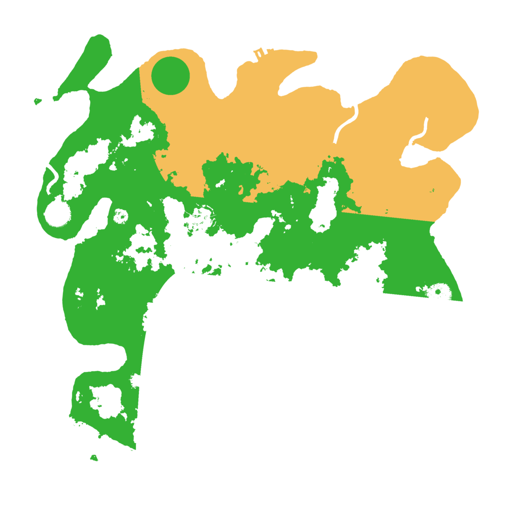 Biome Rust Map: Procedural Map, Size: 3500, Seed: 759624