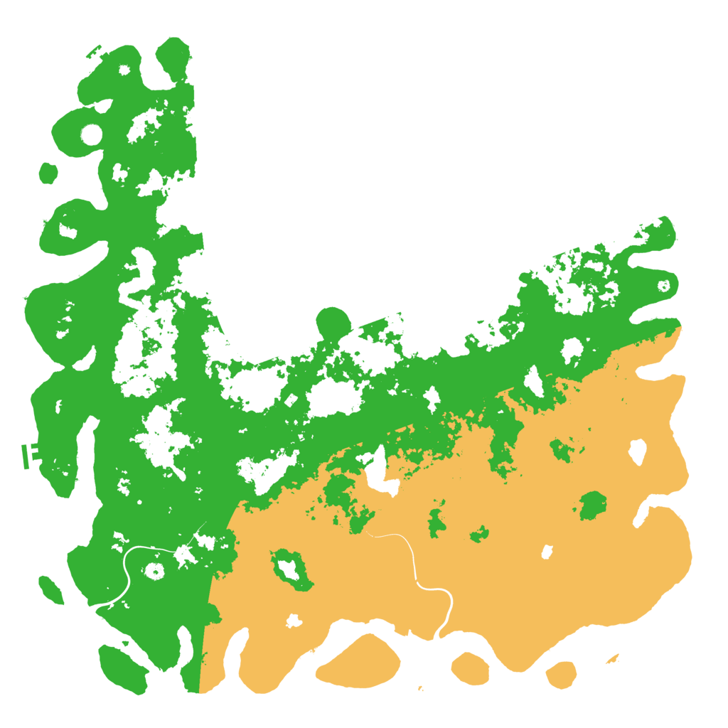 Biome Rust Map: Procedural Map, Size: 6000, Seed: 11506