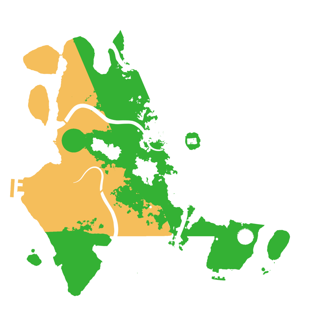 Biome Rust Map: Procedural Map, Size: 3500, Seed: 433956610