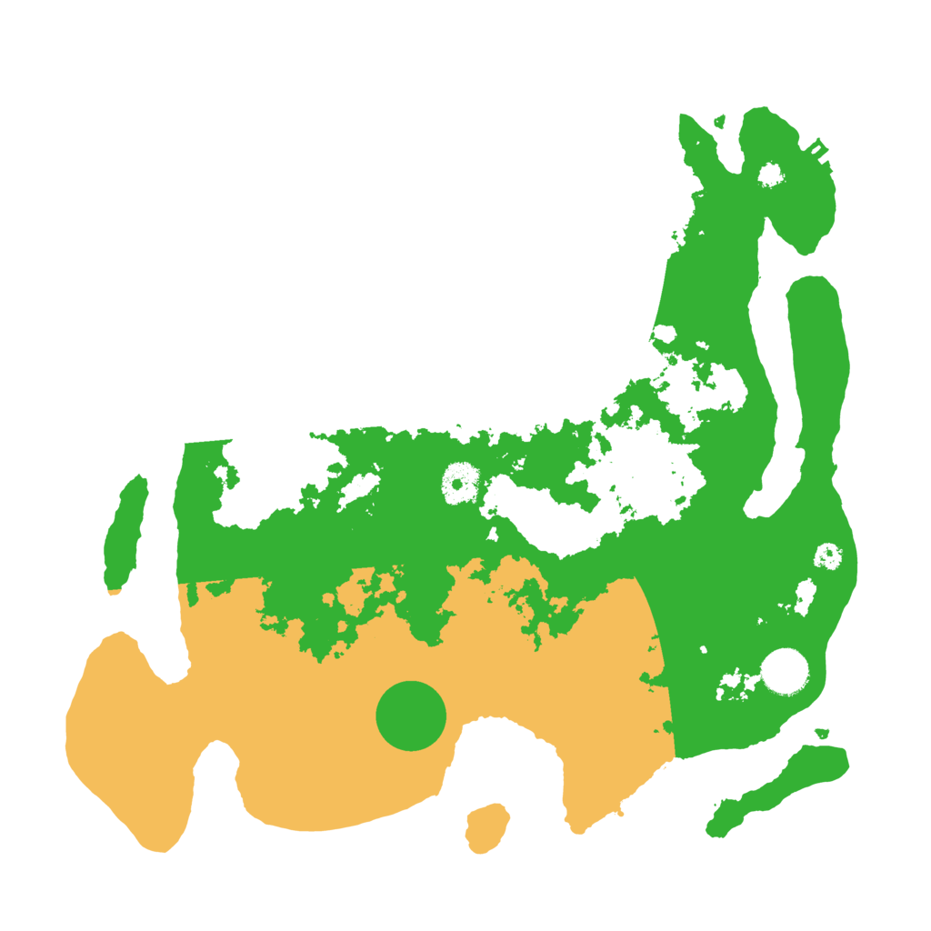 Biome Rust Map: Procedural Map, Size: 3500, Seed: 67634563