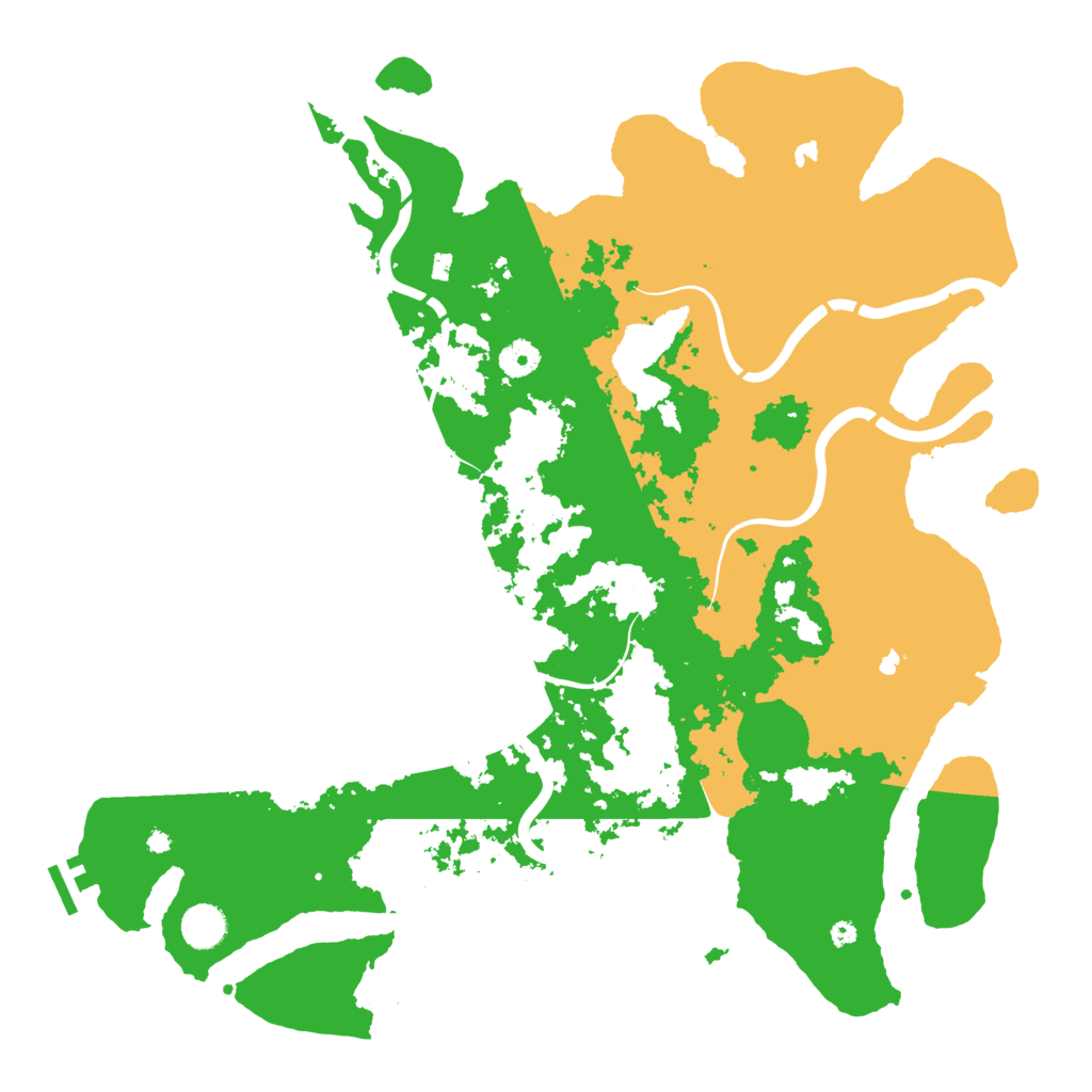 Biome Rust Map: Procedural Map, Size: 4250, Seed: 102248588