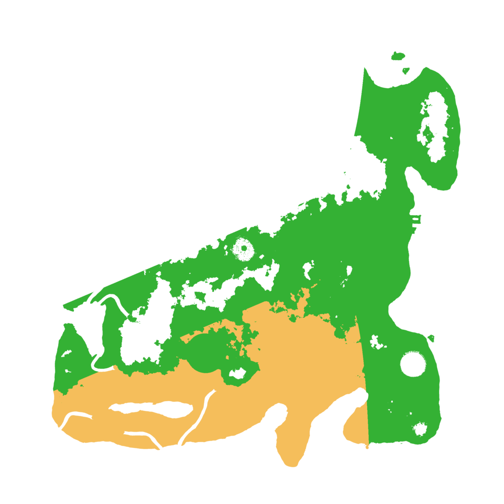 Biome Rust Map: Procedural Map, Size: 3500, Seed: 76348