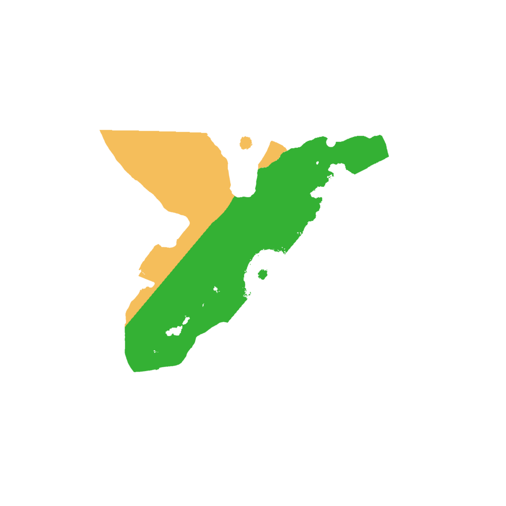 Biome Rust Map: Procedural Map, Size: 1600, Seed: 32319048