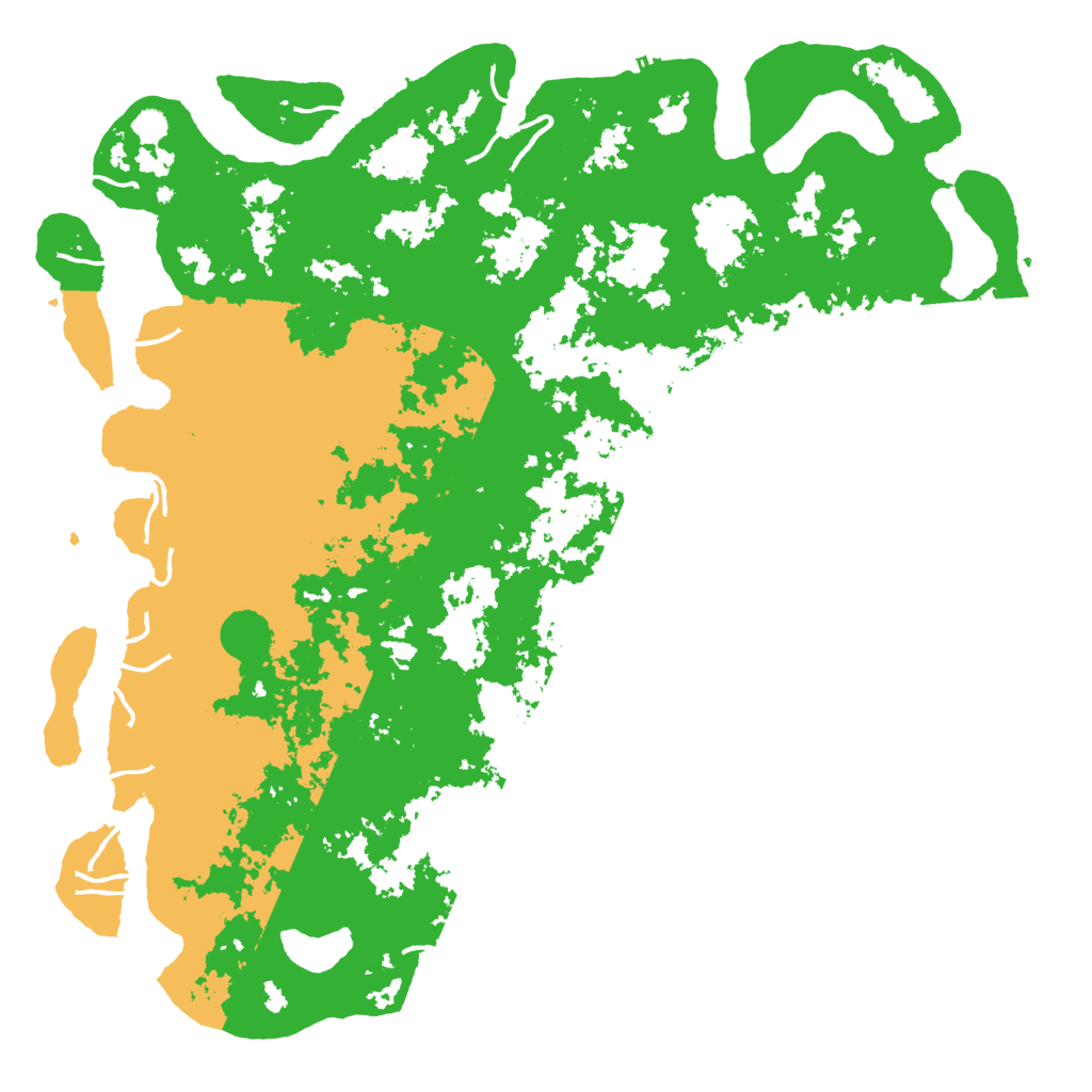 Biome Rust Map: Procedural Map, Size: 6000, Seed: 42602063