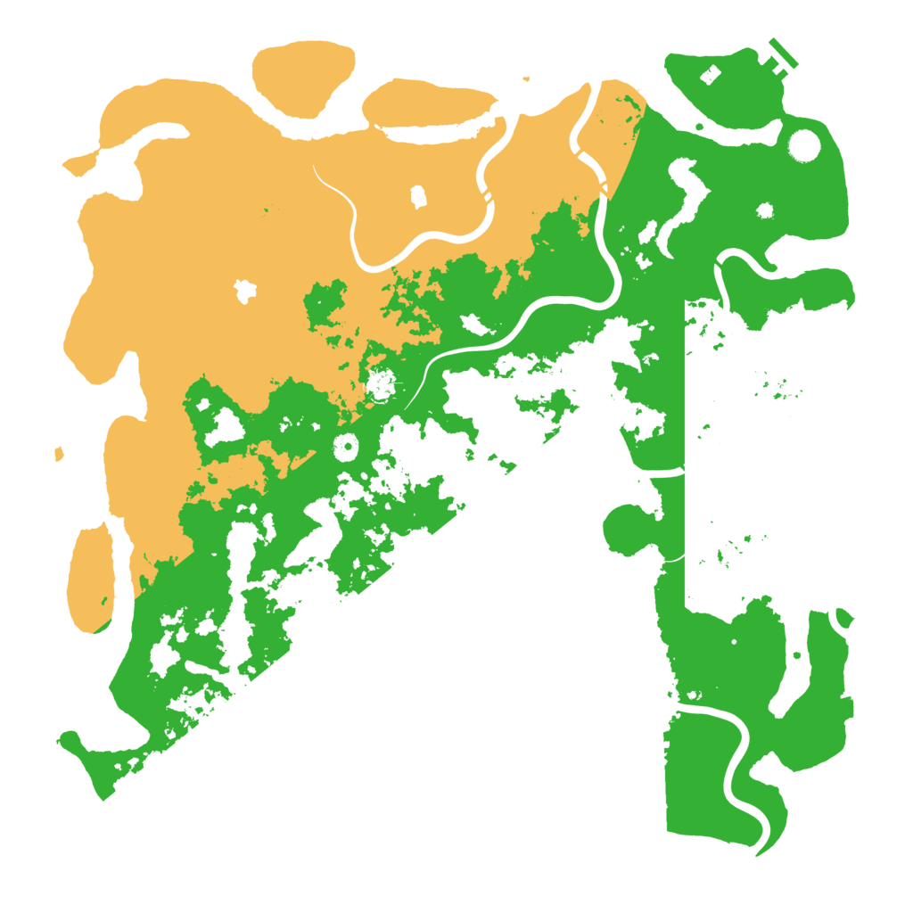 Biome Rust Map: Procedural Map, Size: 5000, Seed: 1173187755