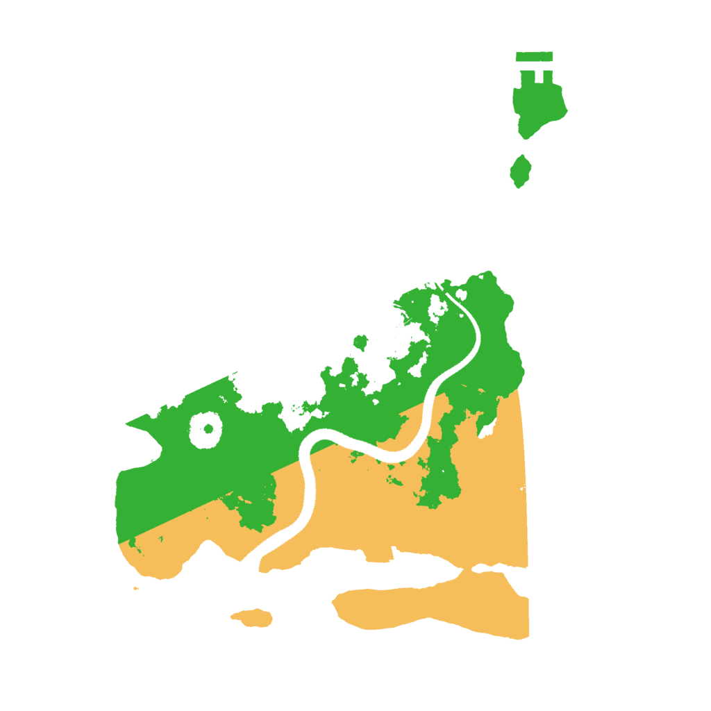 Biome Rust Map: Procedural Map, Size: 3000, Seed: 27120
