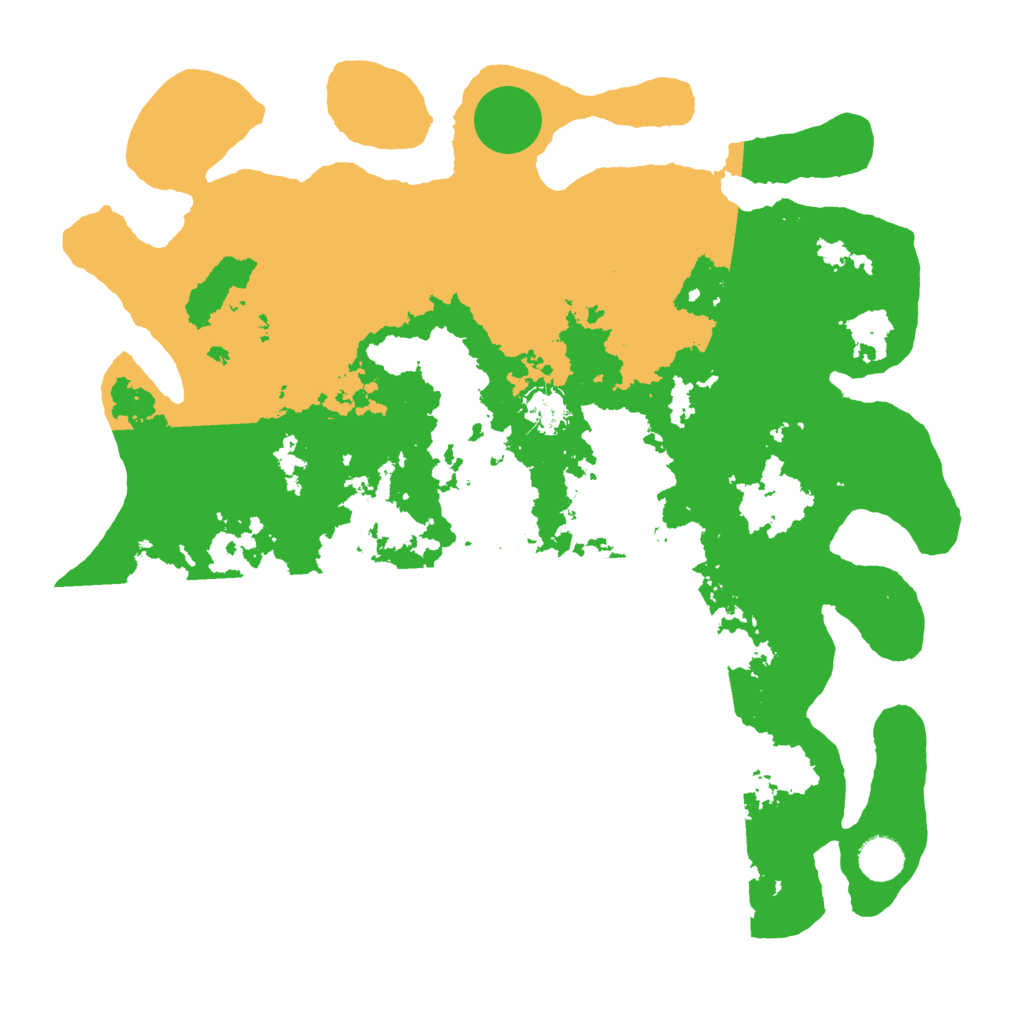 Biome Rust Map: Barren, Size: 4000, Seed: 22330098