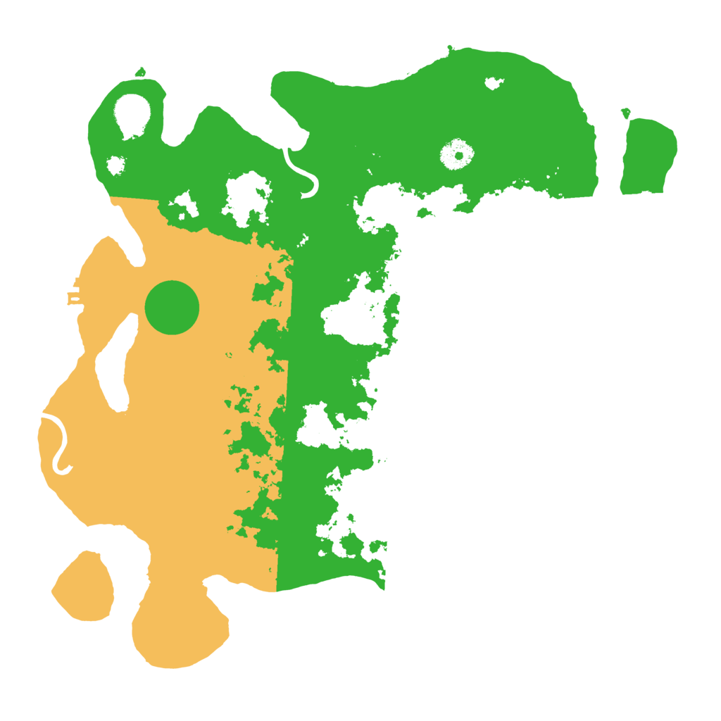 Biome Rust Map: Procedural Map, Size: 3500, Seed: 1134522546