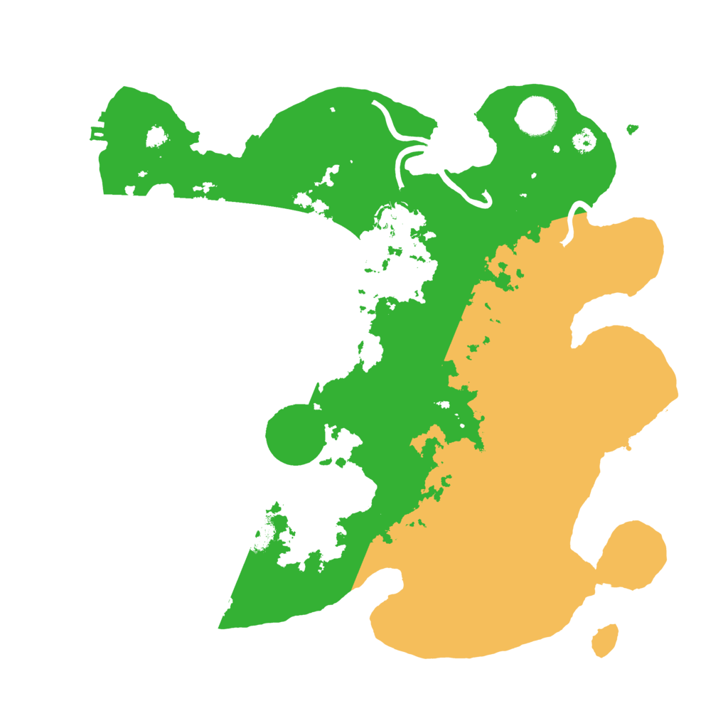 Biome Rust Map: Procedural Map, Size: 3250, Seed: 203639073