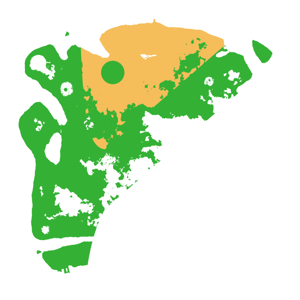Biome Rust Map: Procedural Map, Size: 3400, Seed: 2104322823