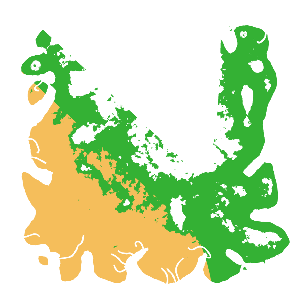 Biome Rust Map: Procedural Map, Size: 4500, Seed: 1832941688