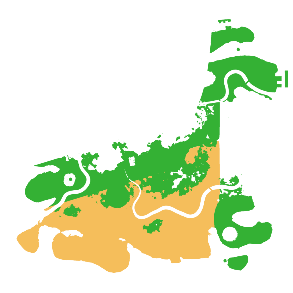 Biome Rust Map: Procedural Map, Size: 3500, Seed: 325465920