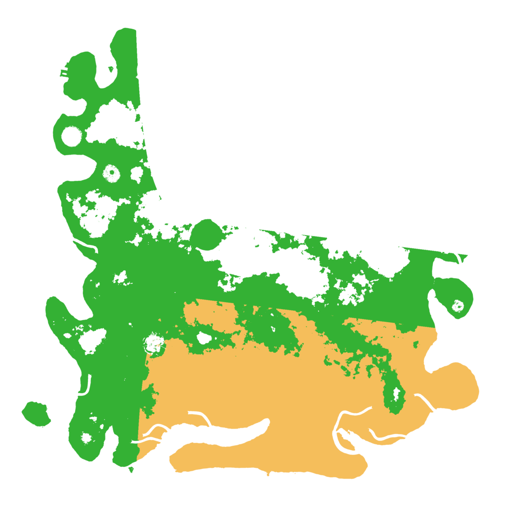 Biome Rust Map: Procedural Map, Size: 4500, Seed: 400288029