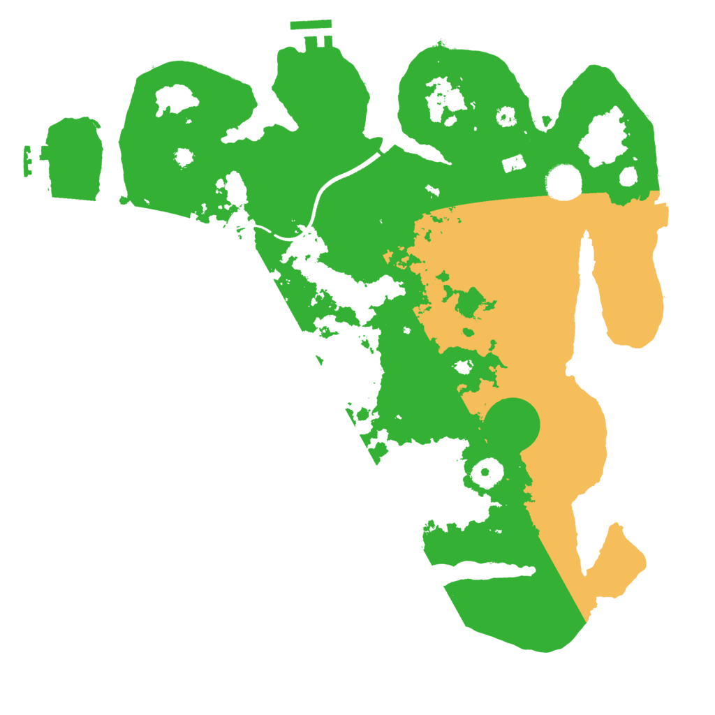 Biome Rust Map: Procedural Map, Size: 3500, Seed: 1016137068