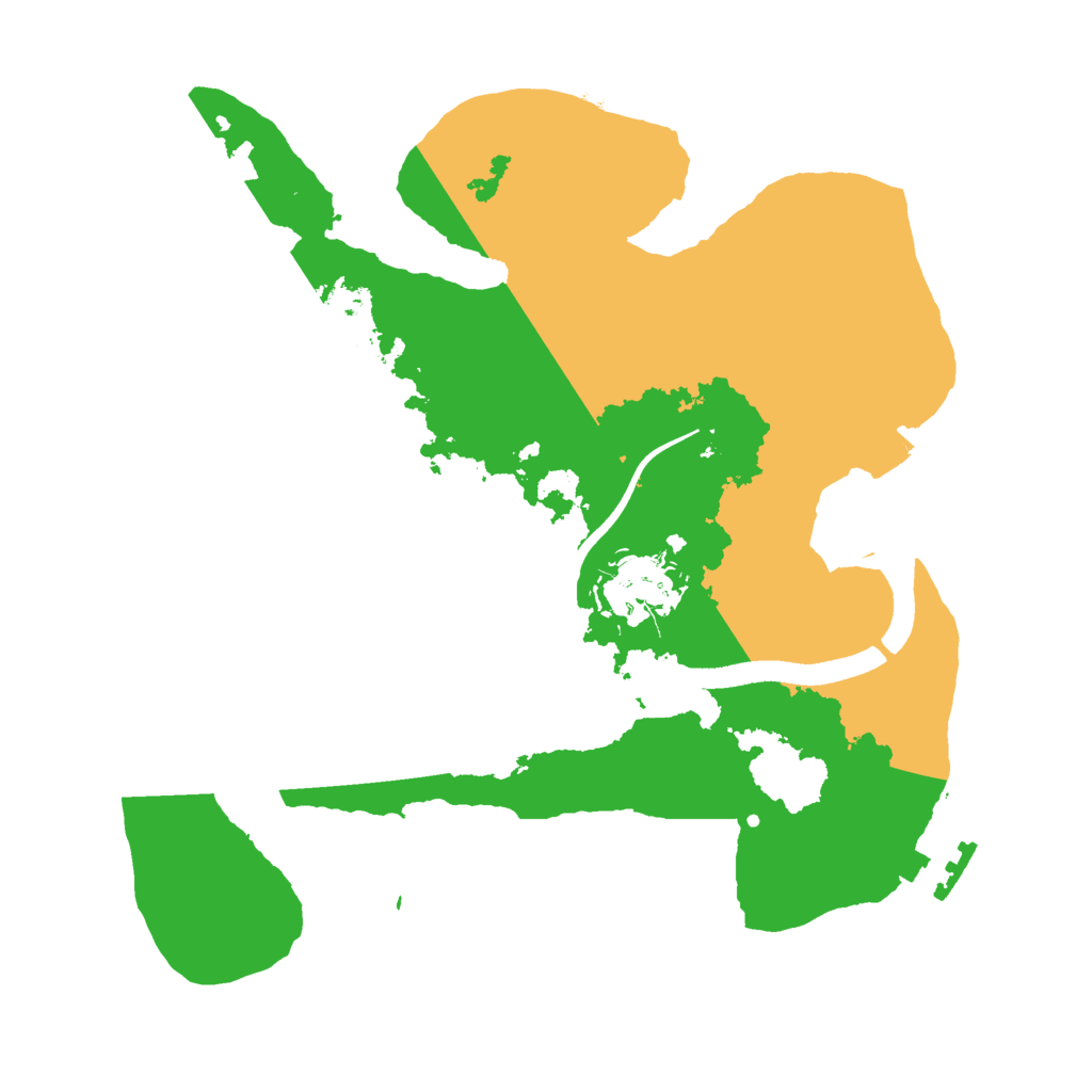 Biome Rust Map: Procedural Map, Size: 2500, Seed: 1509531067