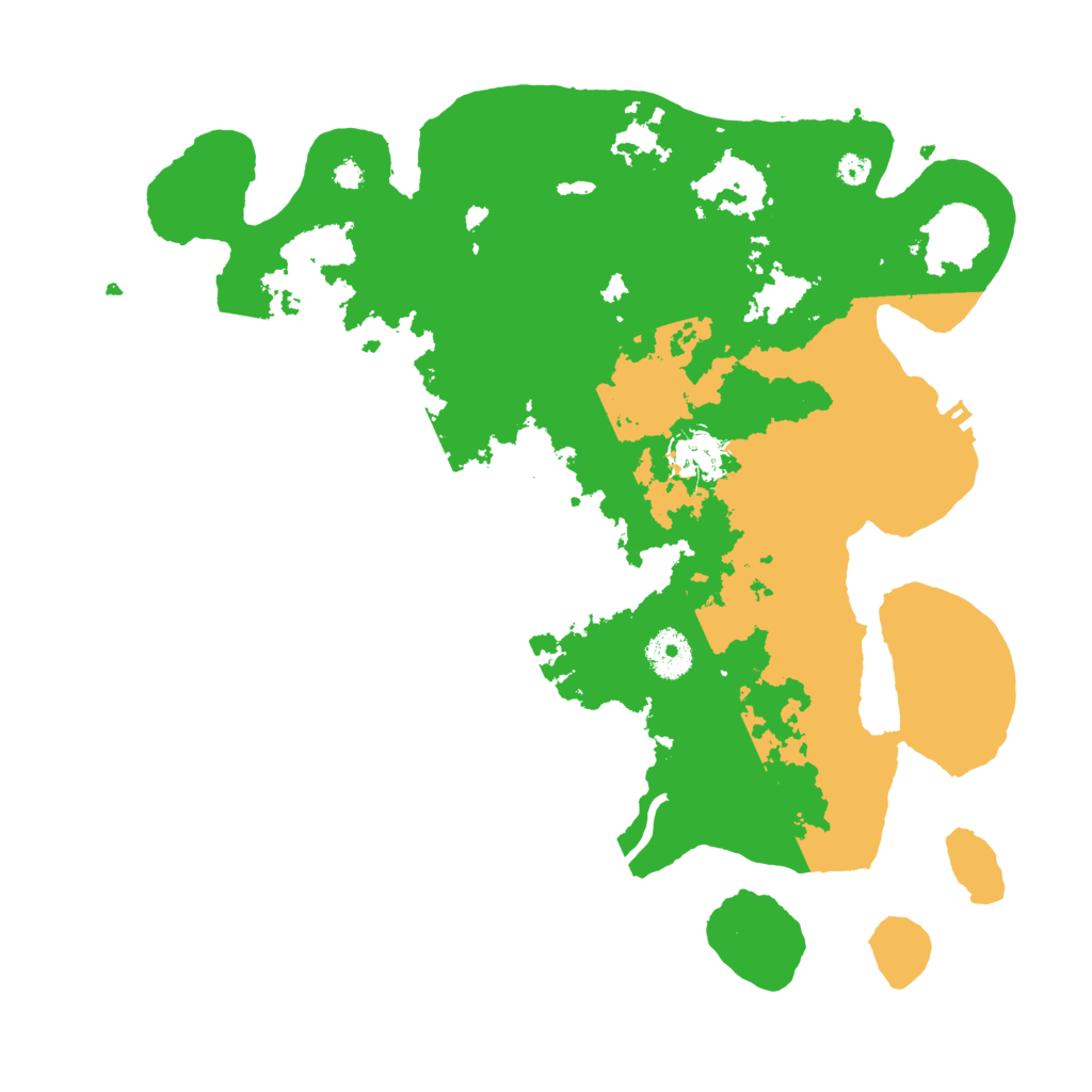 Biome Rust Map: Procedural Map, Size: 3500, Seed: 214748654