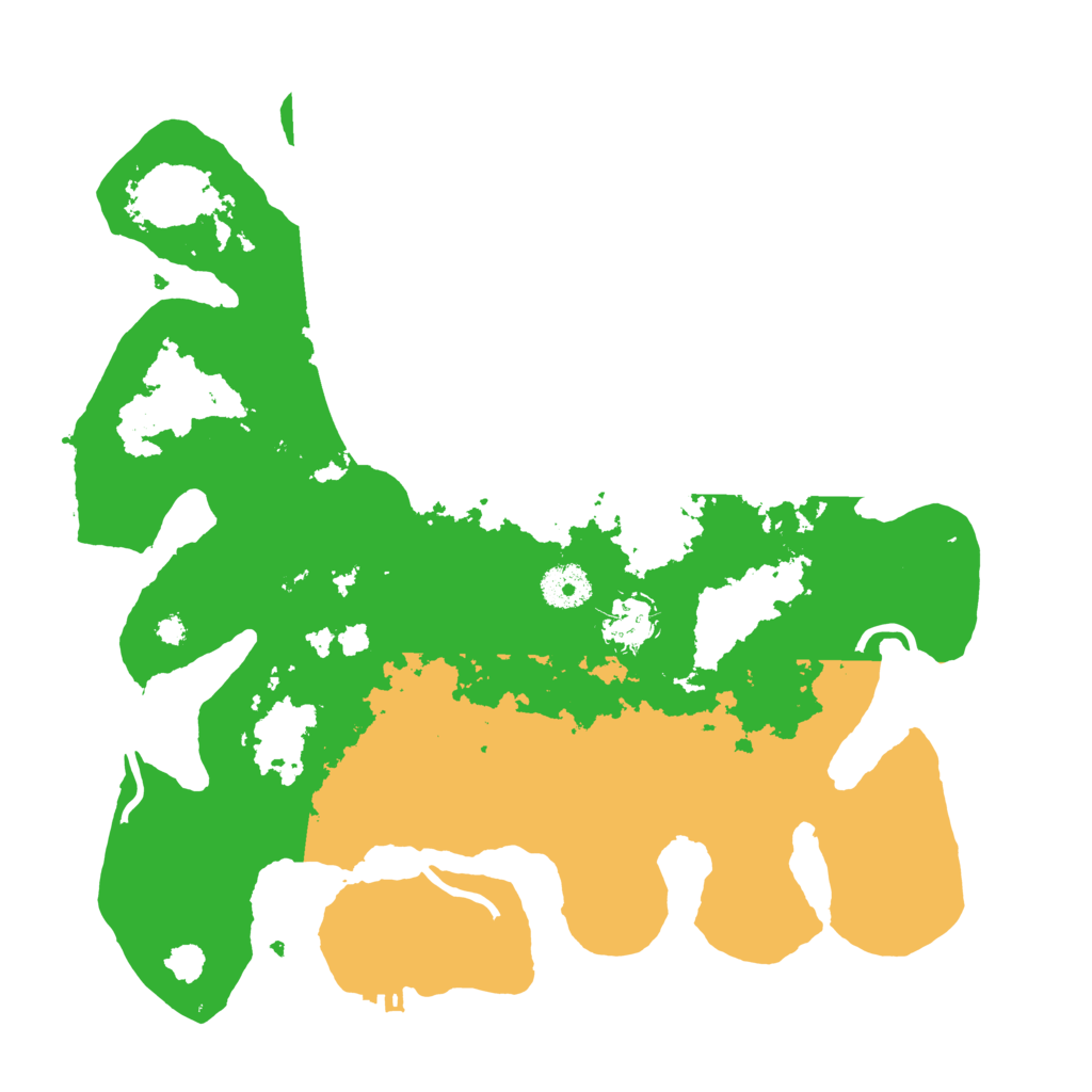 Biome Rust Map: Procedural Map, Size: 3500, Seed: 1937592