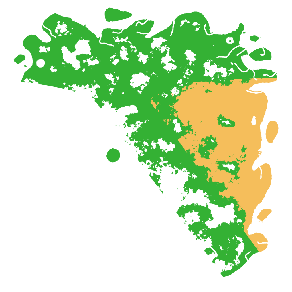 Biome Rust Map: Procedural Map, Size: 6000, Seed: 949276147