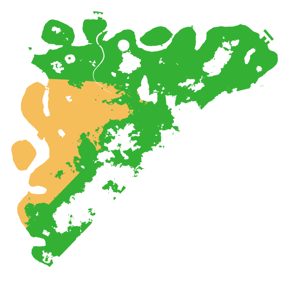 Biome Rust Map: Procedural Map, Size: 4500, Seed: 1531300317