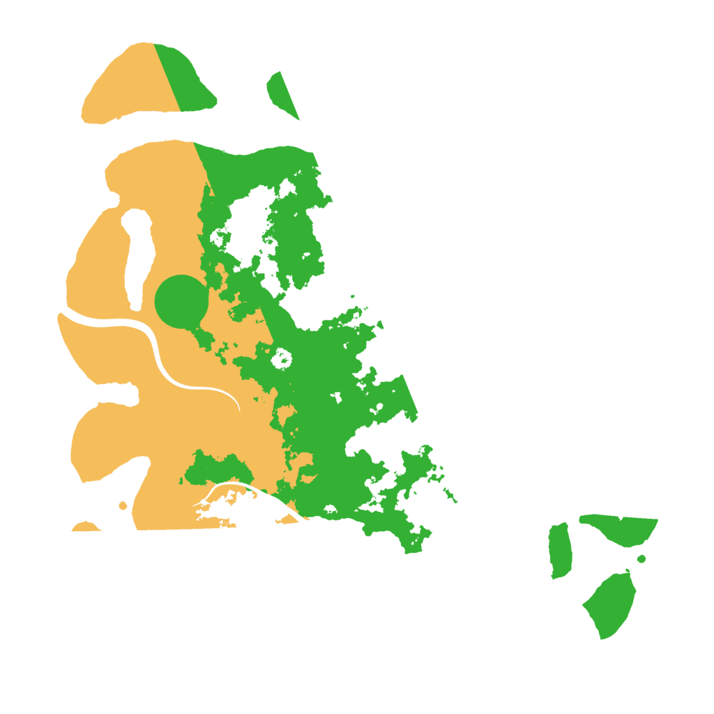 Biome Rust Map: Procedural Map, Size: 3500, Seed: 1732702817
