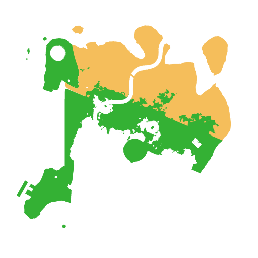 Biome Rust Map: Procedural Map, Size: 3000, Seed: 1202811947
