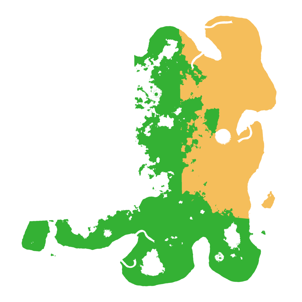 Biome Rust Map: Procedural Map, Size: 3500, Seed: 89371928