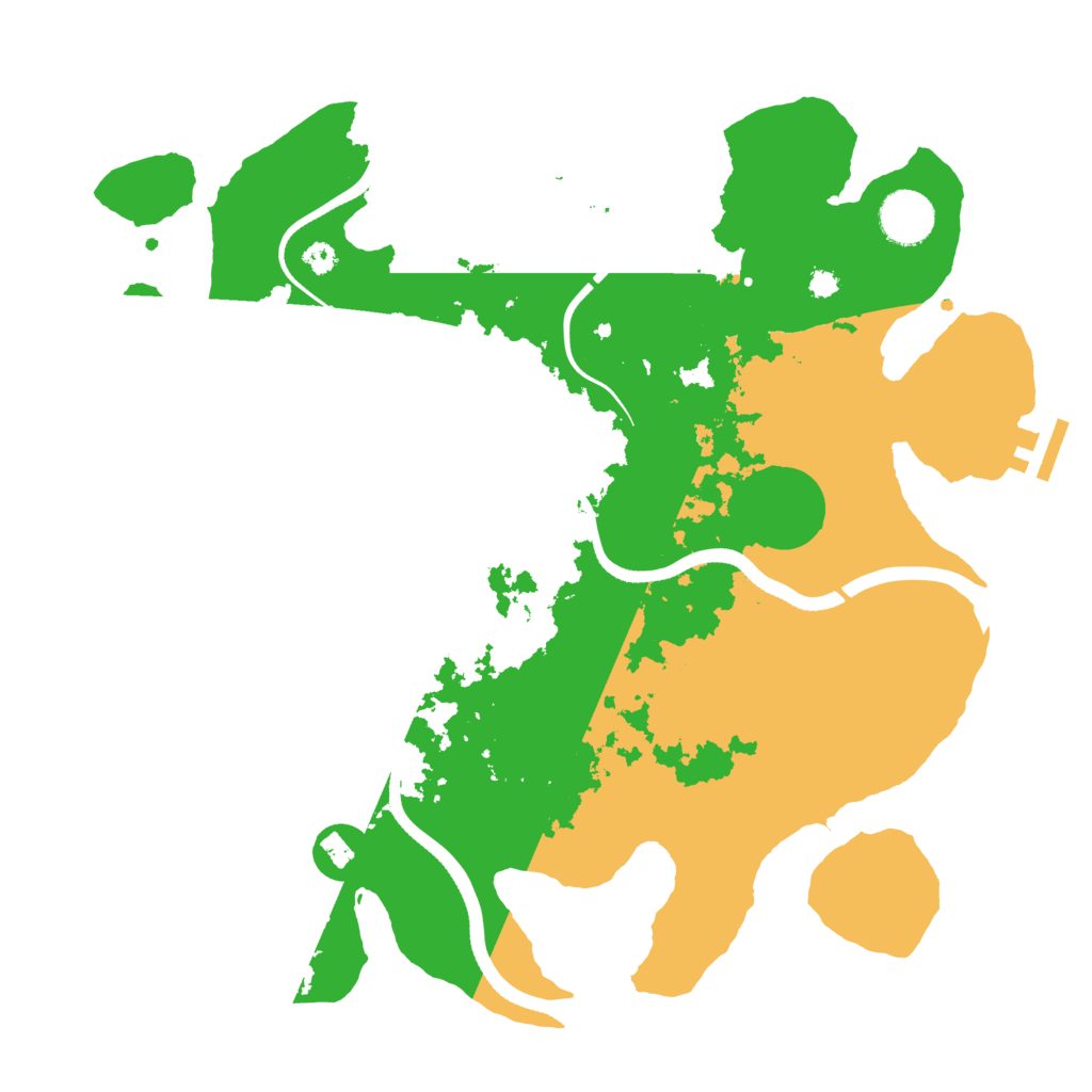 Biome Rust Map: Procedural Map, Size: 3500, Seed: 450012656
