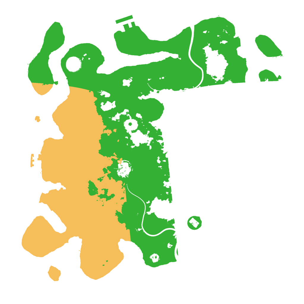 Biome Rust Map: Procedural Map, Size: 3500, Seed: 19051644