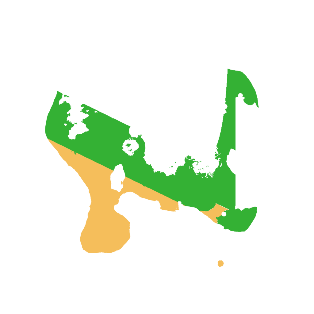 Biome Rust Map: Procedural Map, Size: 2000, Seed: 381147332